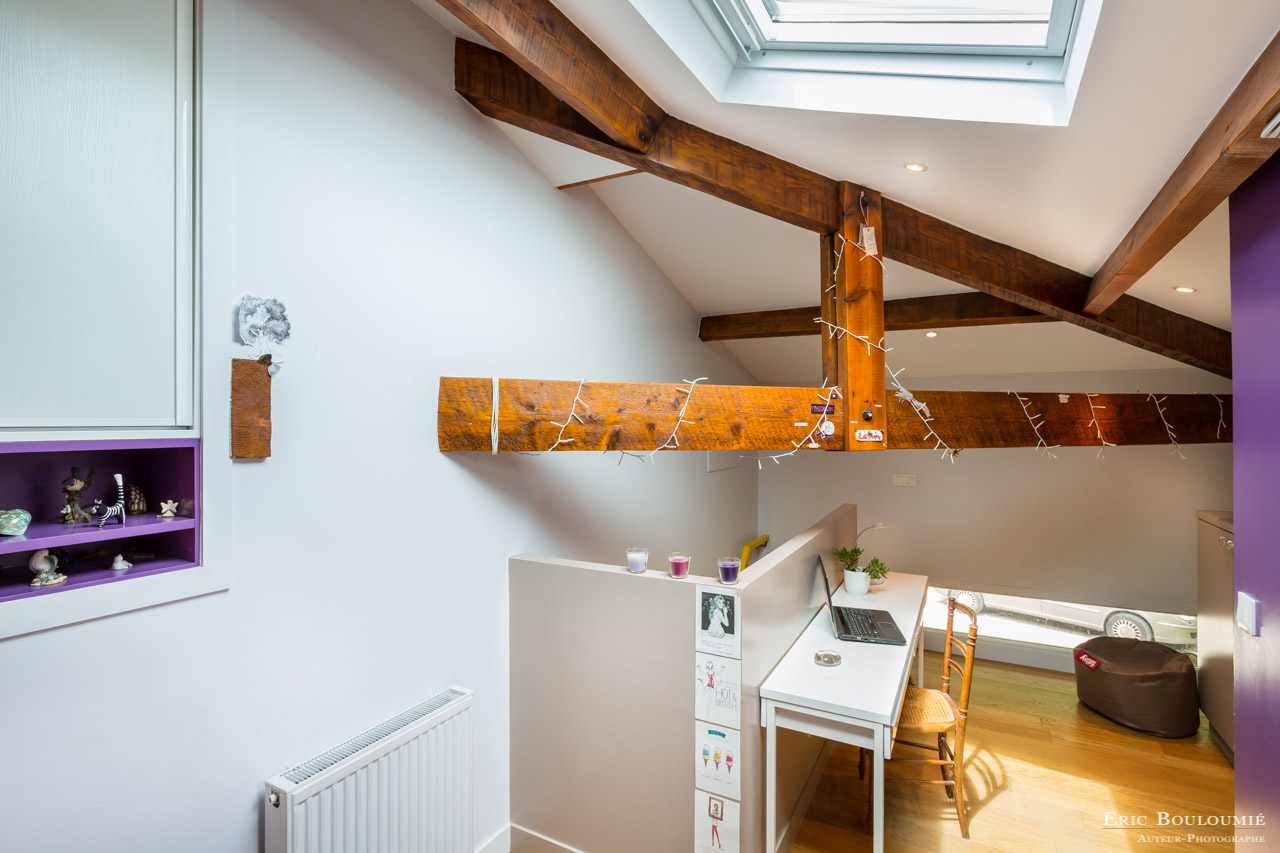 Reportage photo d'architecture dans une maison individuelle sur la commune du Teich